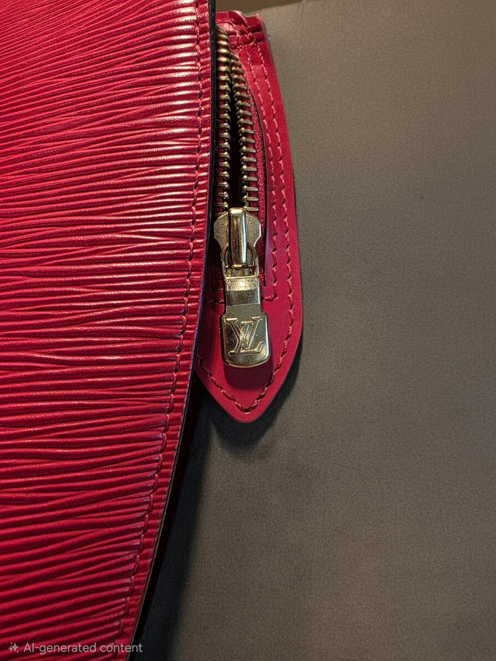 Louis Vuitton Red Epi Leather St. Jacques Women’s Tote